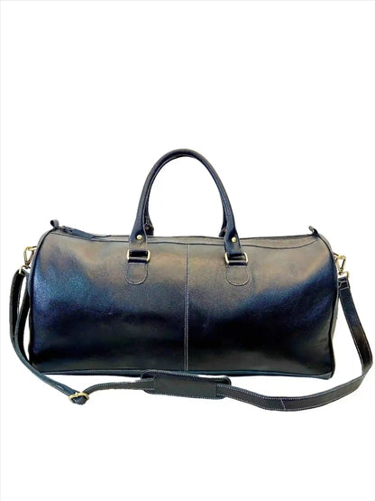 Katty Black Duffle Bag With Multicolor Design SKU DB2002 KATTY BAGS