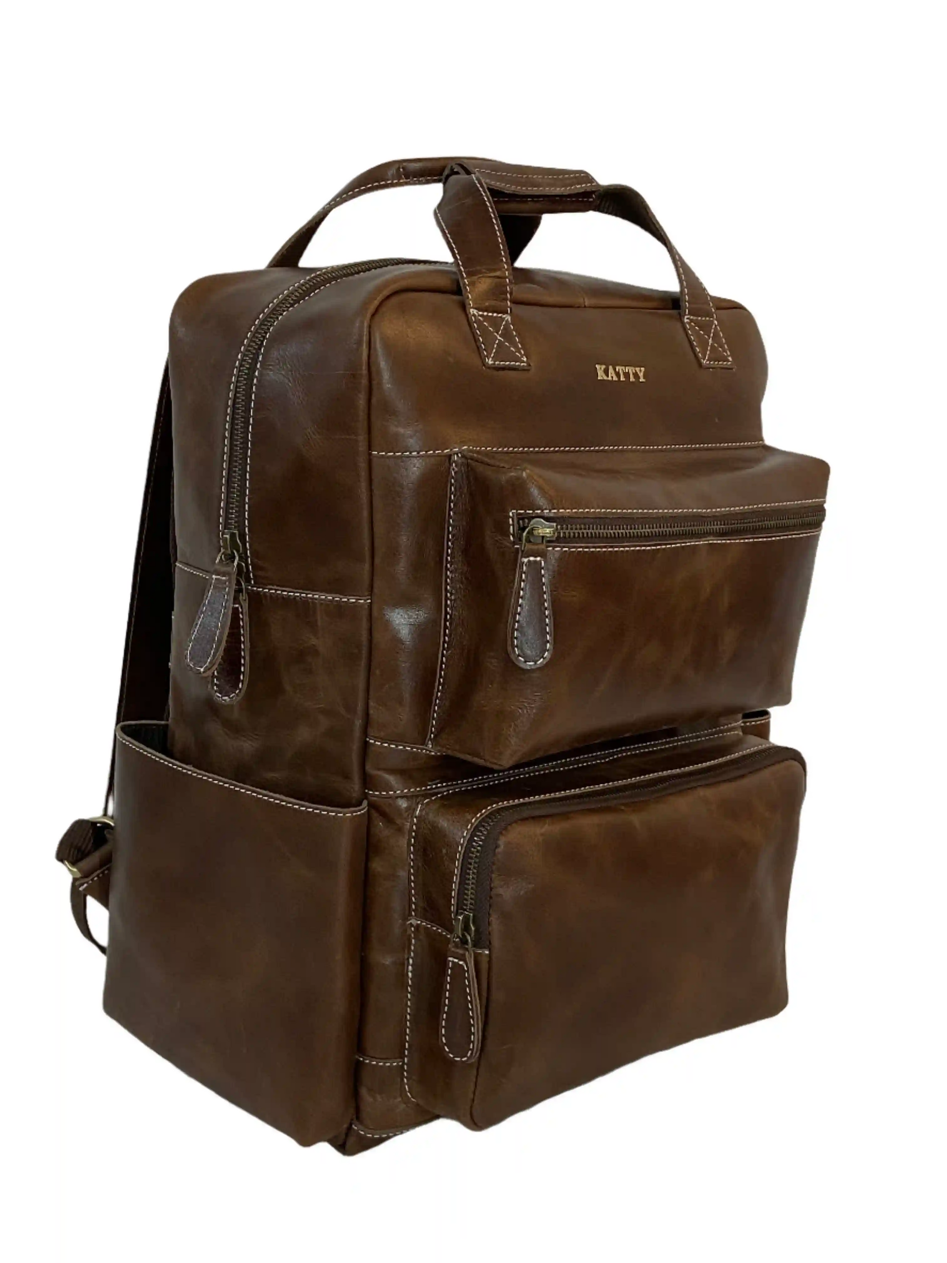 Leather Backpack For Men SKU BP5156 KATTY BAGS