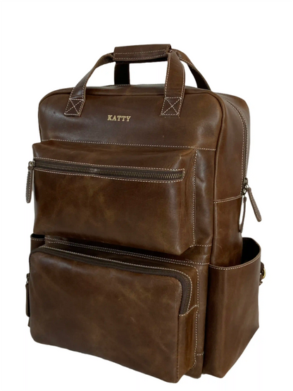 Leather Backpack For Men SKU BP5156 KATTY BAGS